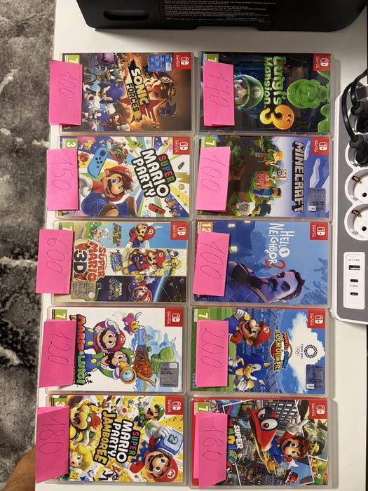 Nintendo switch si jocuri