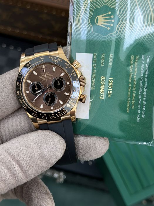 Rolex Daytona Oysterflex Chocolate