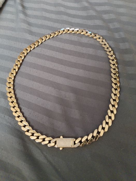 Vand Lant aur cuban 14 k 30 de grame 550 gramul