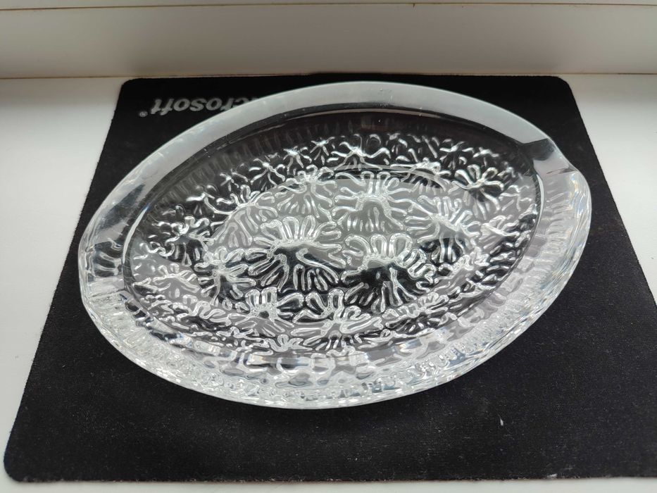 Хрустальная пепельница для дома и офиса