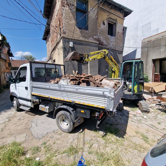 Транспортни услуги самосвал 4тона