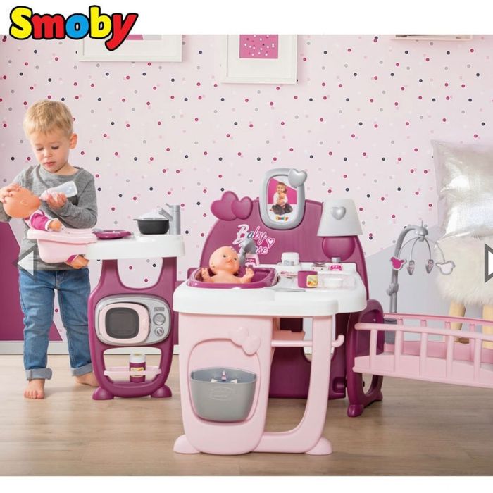 Smoby Baby Nurse - Голям игрален център за кукли - Обзавеждане за бебе