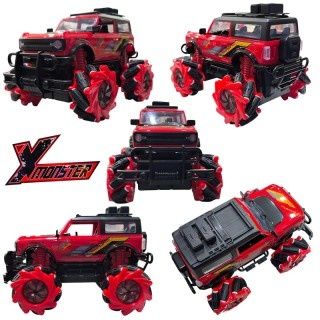 Джип с Дистанционно X-Monster 4x4, Странично Движение, LED Светлини
