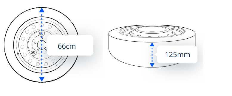 НОВА резервна гума тип Патерица за Audi,Mercedes,Opel,BMW,Peugeot и др