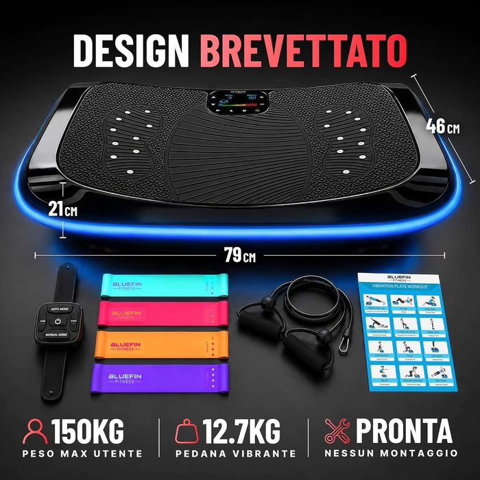 Platformă vibratoare Bluefin® 4D pentru slăbire