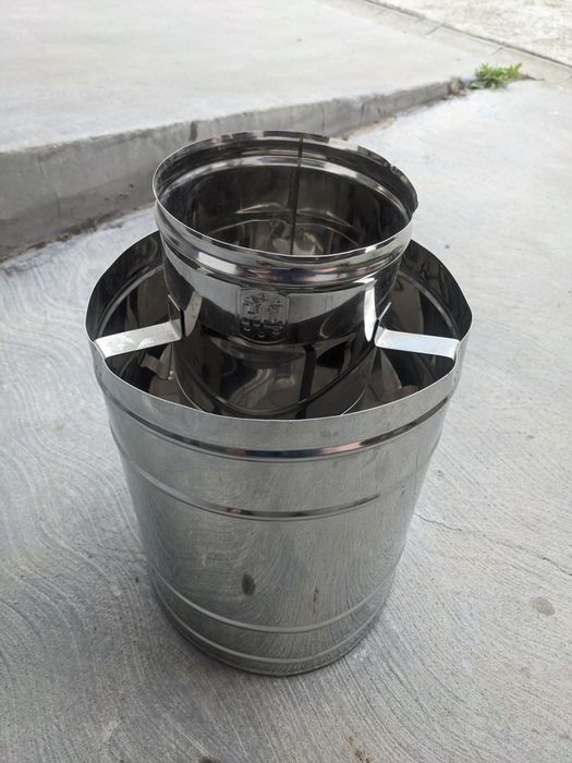 Pălărie burlan inox anti vânt diam/150mm