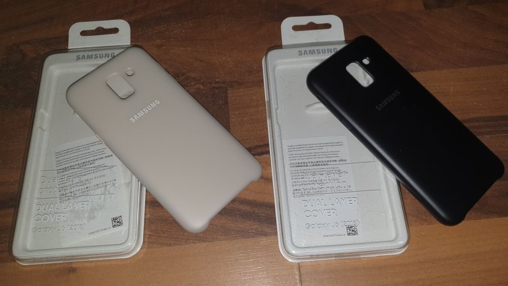 Husa noua originala Samsung Dual Layer Cover Galaxy J6 2018 J610