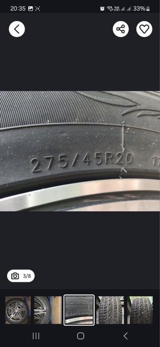 Шины с дисками на BMW R20