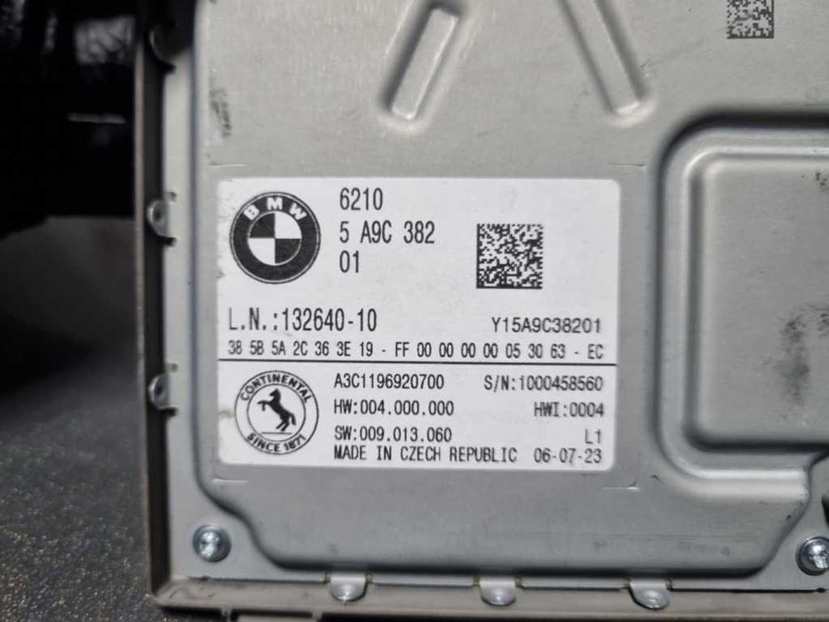 Modul ceasuri bord (0 KM) 5A9C382 / 62105A9C382 / 62105B4D9E9 Bmw