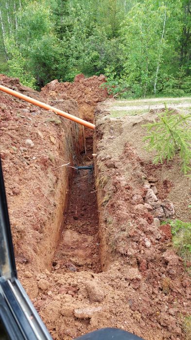 Mini excavator lucrări drenaj,fose septice,demolări,canalizări,fundați