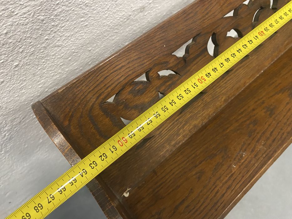 Поставка за вестници дъб резба и ратан England 1940