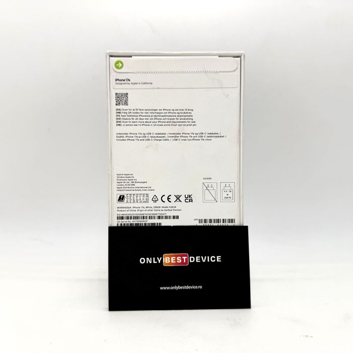 iPhone 17e White 256GB