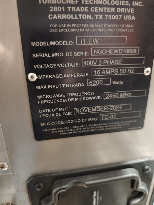 Фурна за бързо готвене TurboChef Sota i1