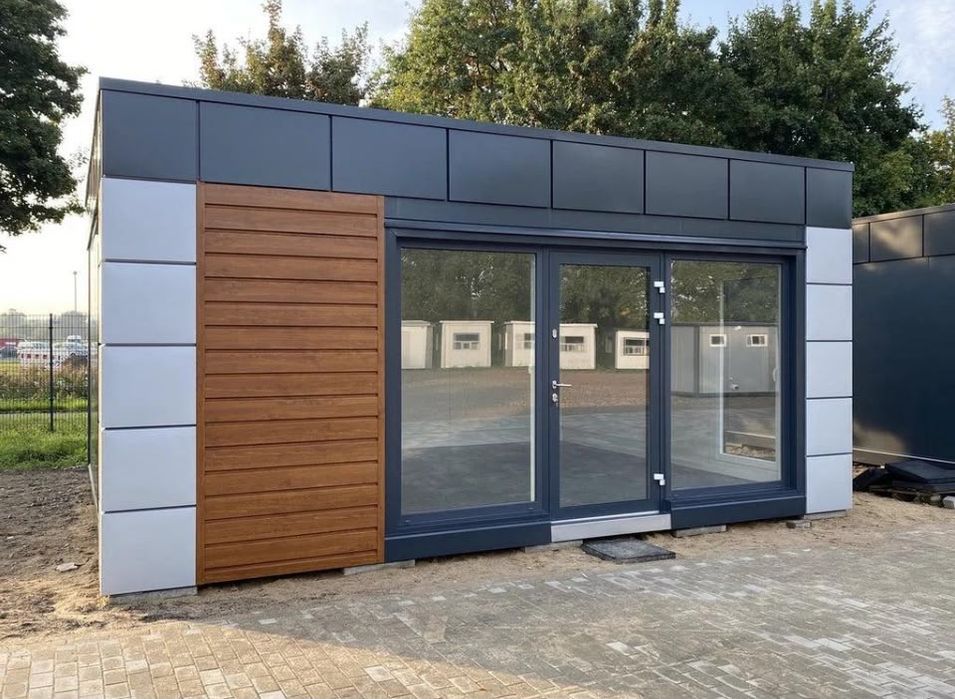 Vand container Sauna Birou Vitrina Vestiar paza
