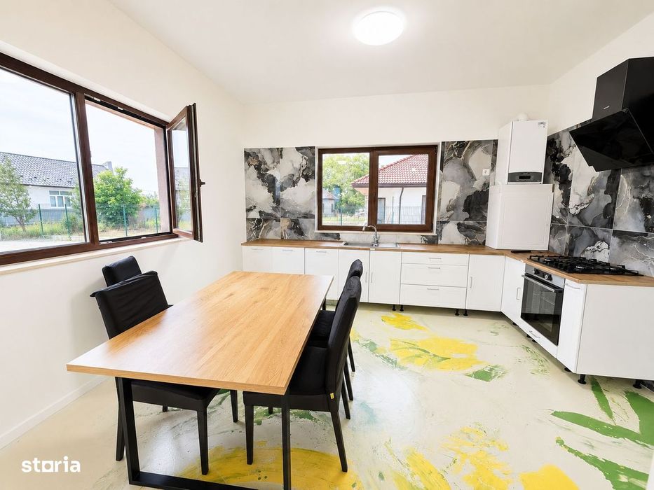 Casa individuala, pe un nivel,4 camere, 114mp utili, 750mp teren, Jucu