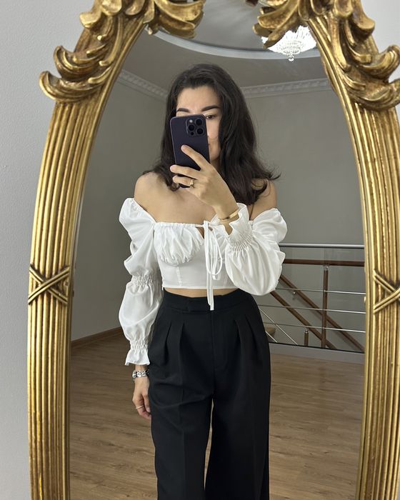 Блуза из креп-шифона р. S, M