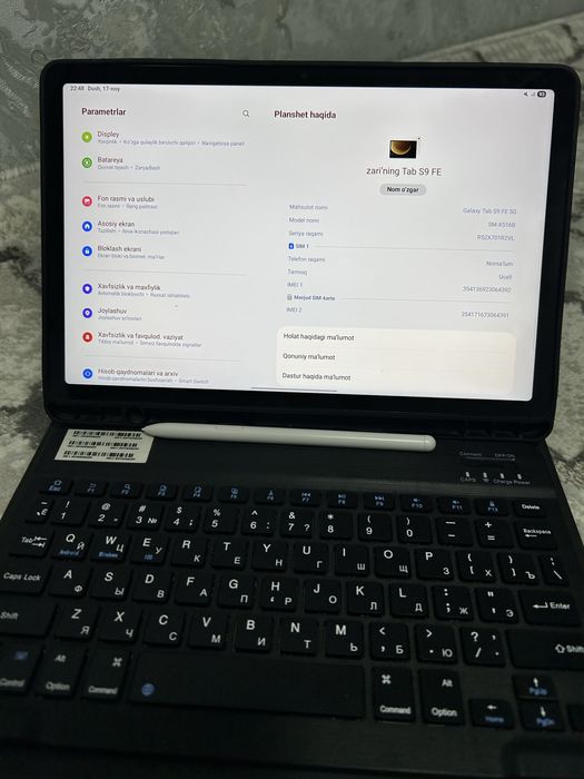 Samsung S9 5Gb planshet