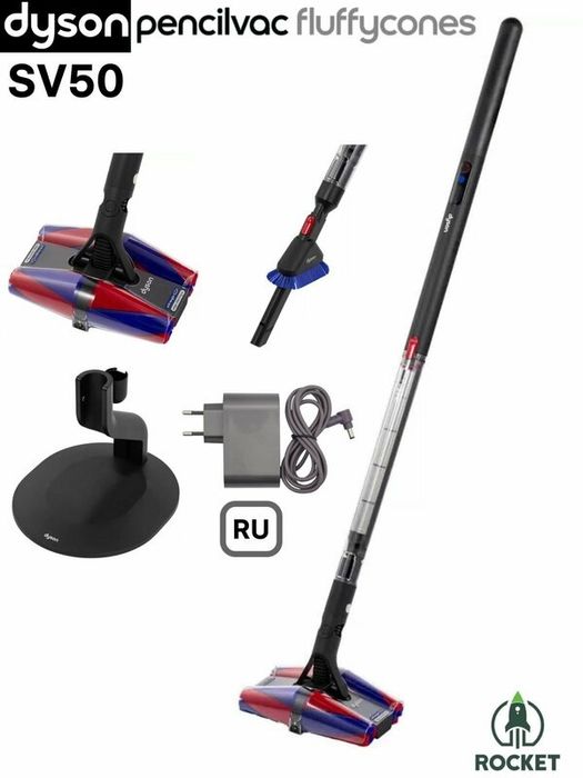 Беспроводной пылесос Dyson PencilVac Fluffycones SV50, black (черный)