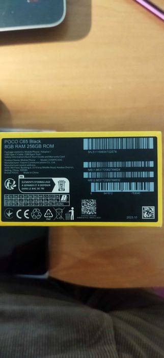 POCO C 65 8gb ram 256 новый