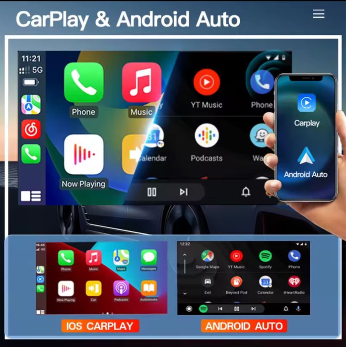 AndroidAuto/CarPlay мултимедия - навигация за Мерцедес W211