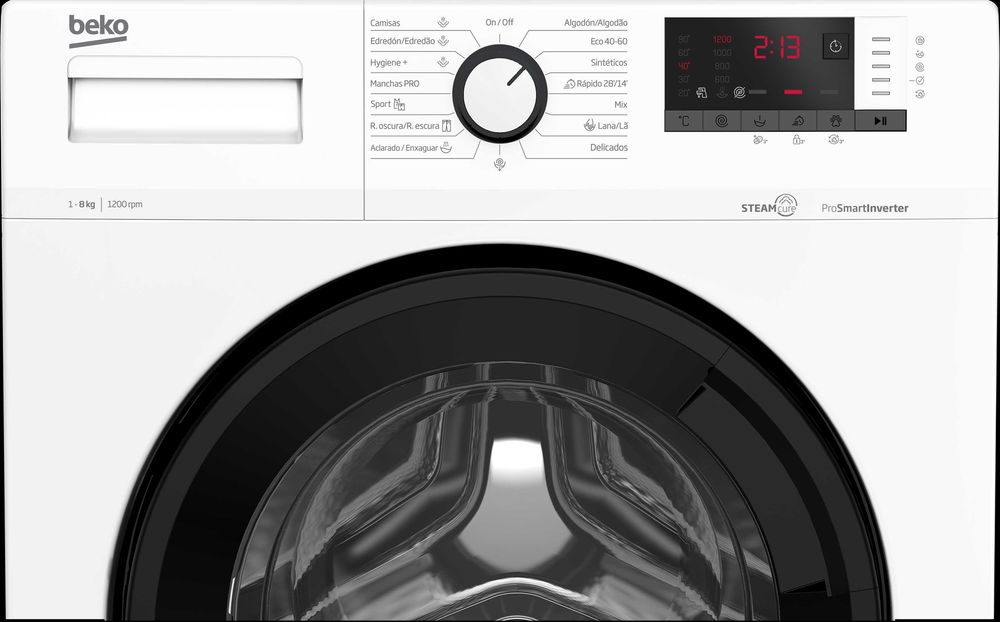 Нова инверторна слим пералня BEKO WRA8615XW, 8 кг