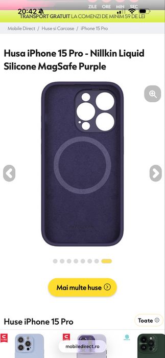 Curele apple watch / husa iphone 15 pro max