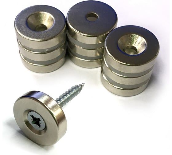 Неодимовые магниты с зенковкой