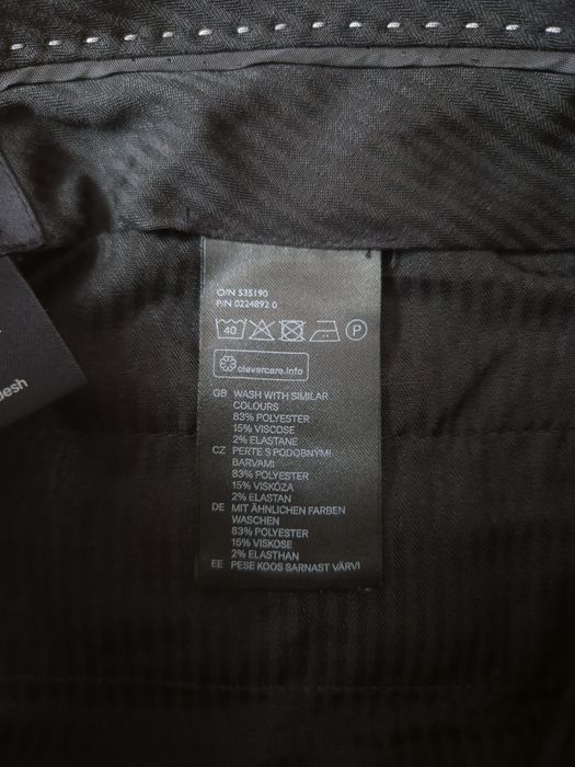 Pantaloni eleganți H&M Regular Fit, Gri, Bărbați - 54 (38R)