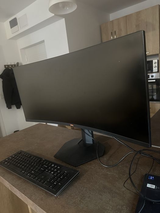 Monitor Dell 34 inch curbat 21:9 WQHD experienta premium