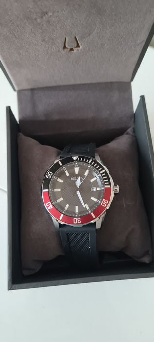 Ceas Bulova barbatesc nou curea silicon