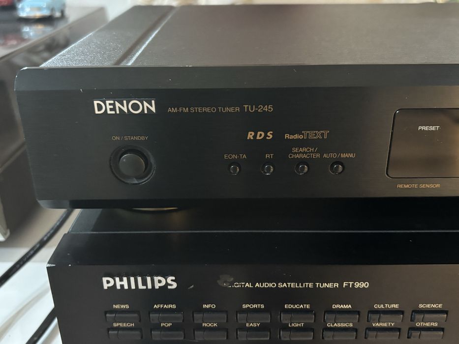 Tuner Philips FT990 digital satelit tuner Denon TU-245 RDS