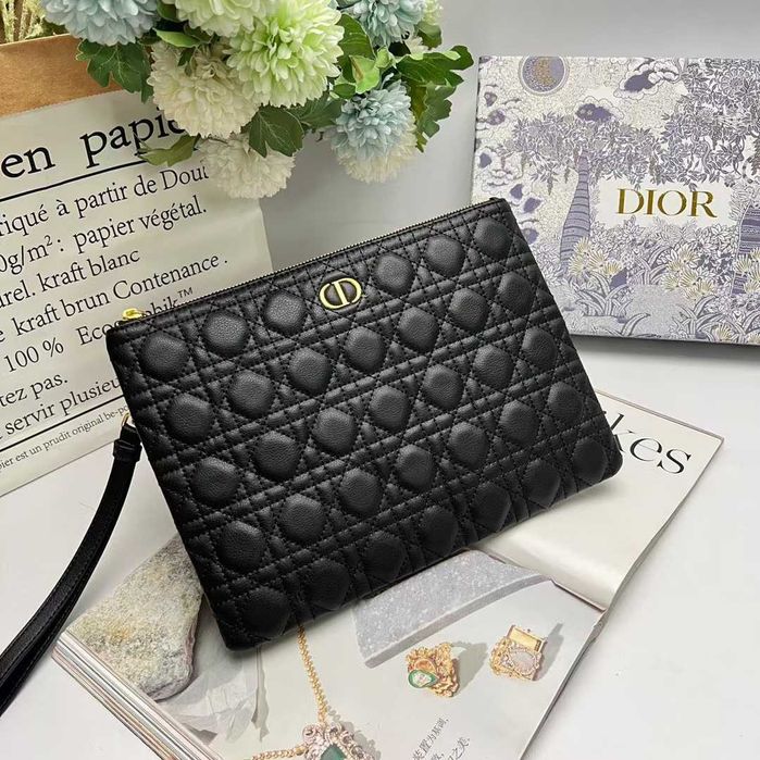 дамски клъч Dior*, естествена кожа