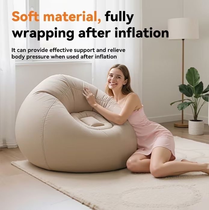 Един брой PVC надуваемо меко Кресло, преносимо съвременно