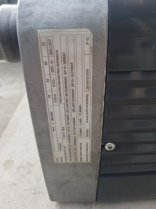 Injector pe gaz 26/66.6 kw.