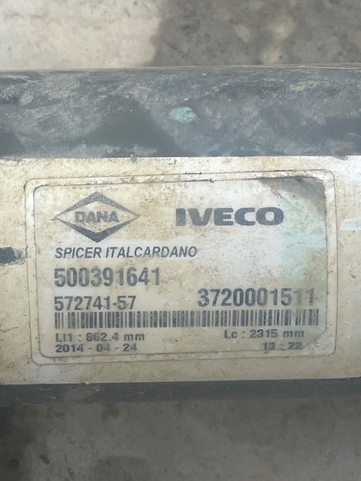 Cardan Complet Iveco Cub 2010 3.0D