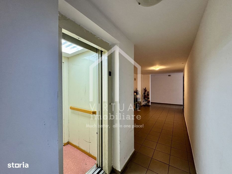 Garsoniera mobilata, 28mp utili, etaj 2/6, bloc cu lift, Broscarie