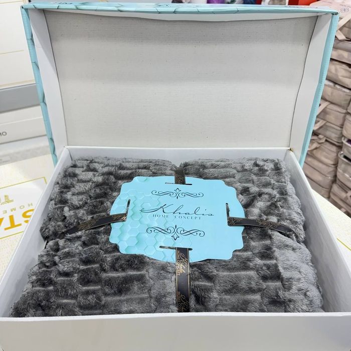 Плед момик 2 спалка в подарочной коробке+сумке