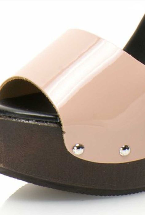 %ПРОМО% VERSACE № 36 – Дамски сандали ест кожа ток/платформа 13/4см