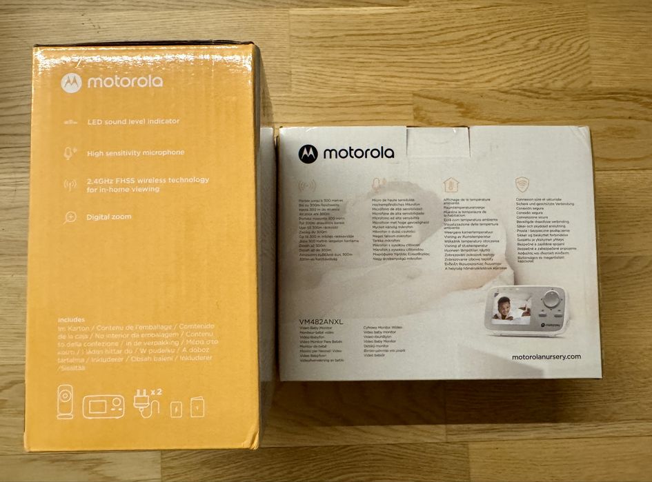 Baby monitor video Motorola VM482ANXL, 2,8” – SIGILAT! Nou-Nout!