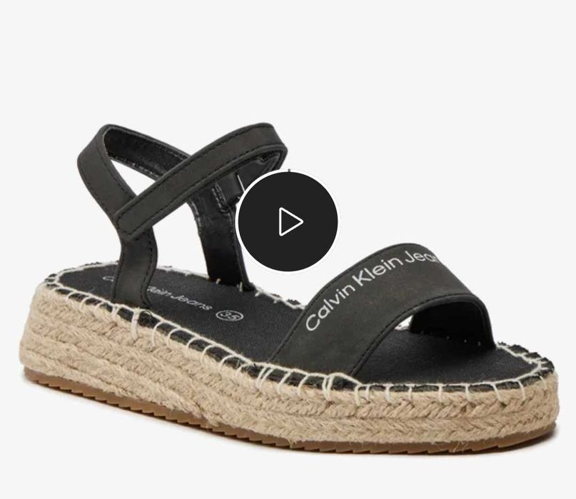 Calvin Klein Jeans Еспадрили Rope, оригинални сандали - 37, 38, 39