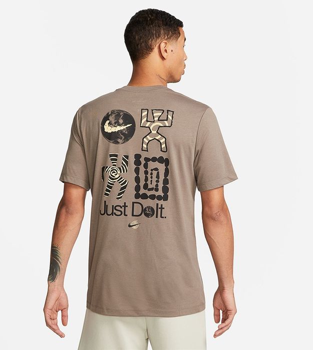 Nike DRI-FIT Tee оригинална тениска 2XL Найк памук спорт фланелка фитнес тренировки
