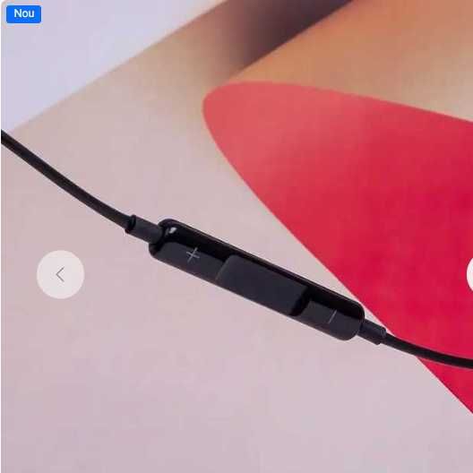 Casti stereo si microfon USB-C 1.2m negru maXlife MXEP-04