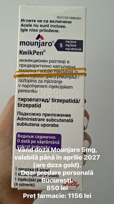 Doza Mounjaro 5mg