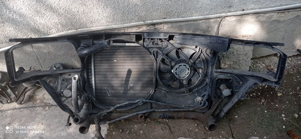 Ауди А4 В5. Телевизор, радиаторы, вентилятор, усилитель бампера