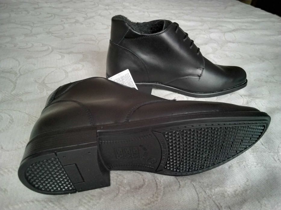 Зимни кожени обувки