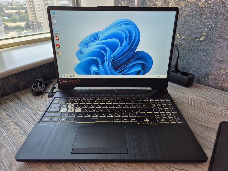 Игровой Ноутбук ASUS TUF Ryzen5 RTX 2050 ОЗУ 16гб