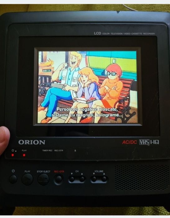 Orion Combi 600 LCD Televizor Portabil Cu Video Vhs Pvm Retro Gaming P