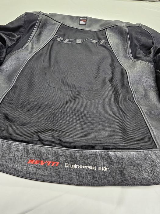 Geacă moto piele +mesh Revit 54