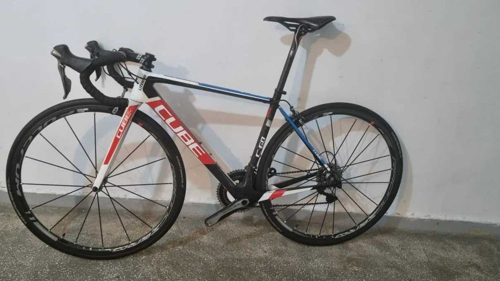 bicicleta sosea cube litening c:68 race teamline 2x11