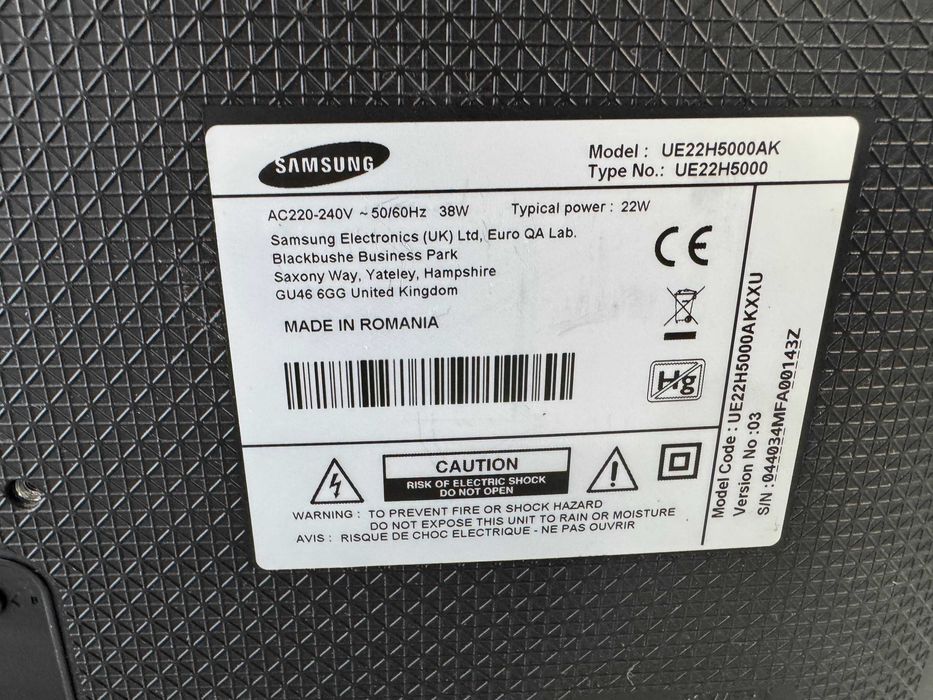 Телевизор - Samsung 22 inch/ A30
